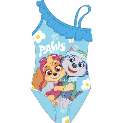 Paw Patrol Tlapková patrola Licencia Dievčenské plavky Paw Patrol svetlo modrá