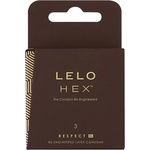 LELO Hex Respect XL - презервативи голям размер - 3 броя - lovesexshop
