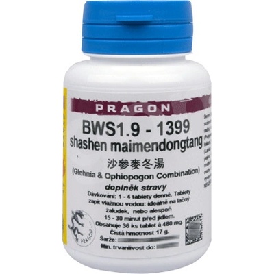 BWS1.9 - shashen maimendong tang - 36 tabliet Pragon