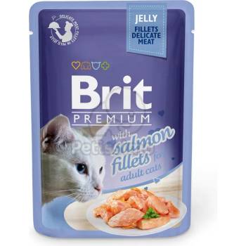 Image 1 of Brit Premium Cat Jelly - Salmon Fillets 6 x 85 г