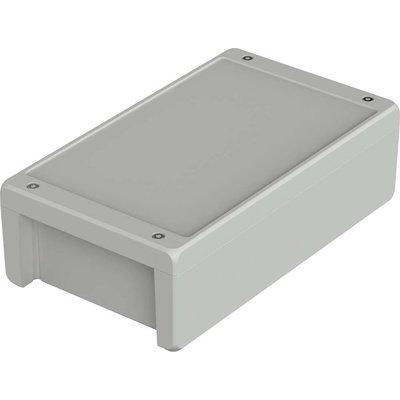 Bopla BA-S 281709 F Bocube Alu Gehäuse 7035 00166335 Průmyslová skříň 299 x 173 x 90 hliník šedobílá (RAL 7035) 1 ks