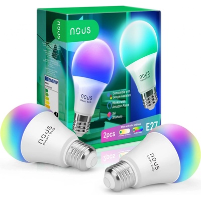 NOUS 2209-045 P3 WiFi Tuya RGB E27 2ks