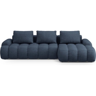 Cosmopolitan Design Тъмносин сгъваем/с място за съхранение ъглов диван (десен ъгъл) Linz - Cosmopolitan Design (COS_RCF_193_F1_LINZ5)