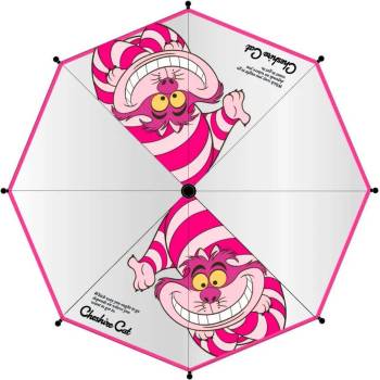 CERDá Чадър Cerdá Chesire Alice In The Worderland umbrella - Pink (Multicolour)