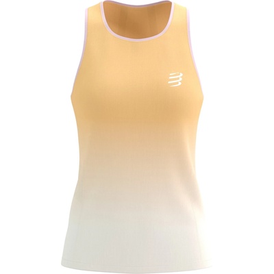 Compressport Дамска тениска Compressport Women's Performance Singlet Running shirt - Buff Orange (916-3350-0114)