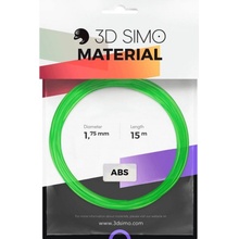 3DSimo ABS Transparent (MultiPro KIT) - 15m průhledná zelená