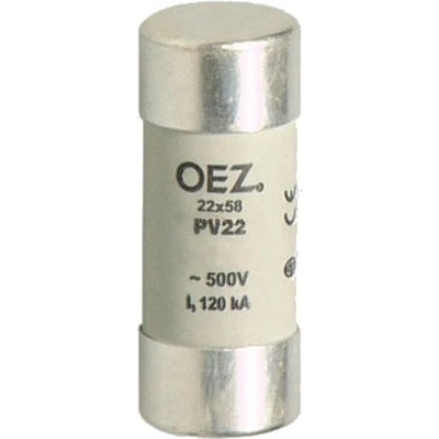 OEZ:06751 (PV22 50A aM) PV22 50A aM Pojistka válcová motorová 50A aM 22x58 - pouze proti zkratu, OEZ