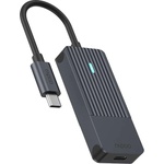 Rapoo USB hub RAPOO UCH-4002, 4-ports, 4 x USB-C, Black (11417)