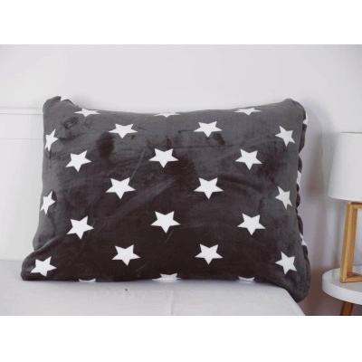 MKLozkoviny.sk mikroplyš Estrelas sivé 70 x 90 cm