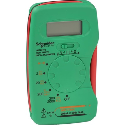 Schneider Electric SE Дигитален мултицет CAT III 2…300Vac/dc, LCD и звук, Thorsman - IMT23212 (IMT23212)