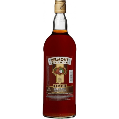 Belmont Estate Golden Coconut Premium Spirit Drink 40% 1 l (holá láhev)