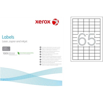 Етикети Xerox 38.1х21.2 mm A4 100 л. 65 етик. R (A4 100)