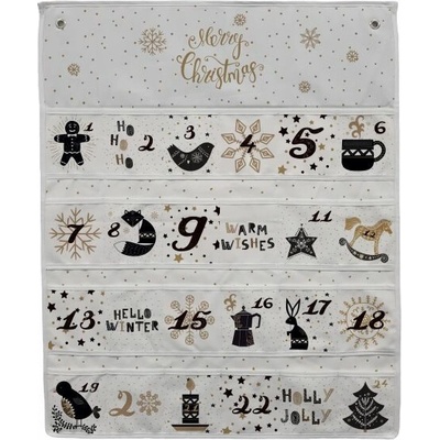 Butter Kings Bavlněný adventní kalendář Butter Kings Scandinavian Christmas