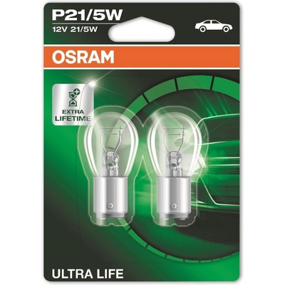 OSRAM АВТОМОБИЛНА ЛАМПА 7528 P21/5W 12V BAY15d UNPACKED OSRAM