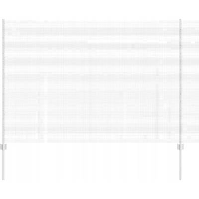 Oplocení ze svařovaného pletiva s 10 sloupky, stříbrný, 1,6 x 10 m, Ocel