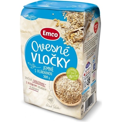 Emco ovesné vločky jemné s vlákninou 500 g – Zbozi.Blesk.cz