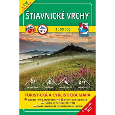 Štiavnické vrchy 1:50 000