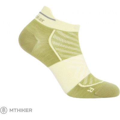 Icebreaker Merino Run+ Ultralight Micro dámske ponožky olive/citrine