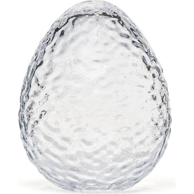 Skleněné velikonoční vajíčko Gry Clear 16 cm COOEE Design