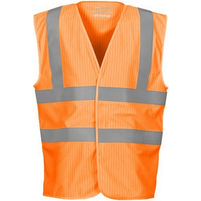 Yoko Hi-Vis antistatická vesta zpomalující hoření HVW100ASFR Fluorescent Orange