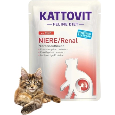 Kattovit Niere Renal hovädzie 85 g