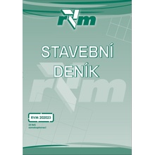 RVM 202023 Stavební deník A4 - 23 listý propisovací, čísl.