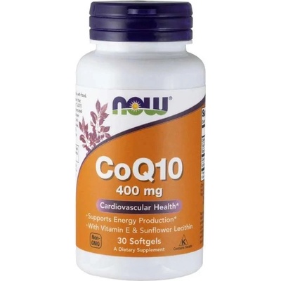 Now Foods CoQ10 400 mg koenzým Q10 30 kapsúl