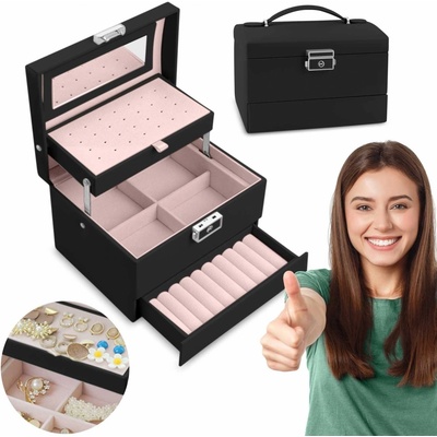 Massido šperkovnice MS 704 černá