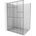 Mexen Kioto+ L душ стена с рафт Walk-in 80 x 200 см, черен модел, матиран никел (800-080-123-97-78)