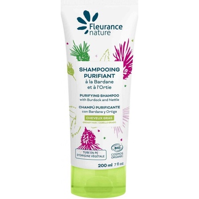 Fleurance Nature Purifikační šampon s lopuchem a kopřivou 200 ml