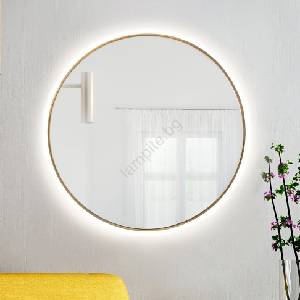 Baltica Design - LED огледало с подсветка BRIGHT 15W/230V 4500K пр. 60 см IP65 златно (DB0011)