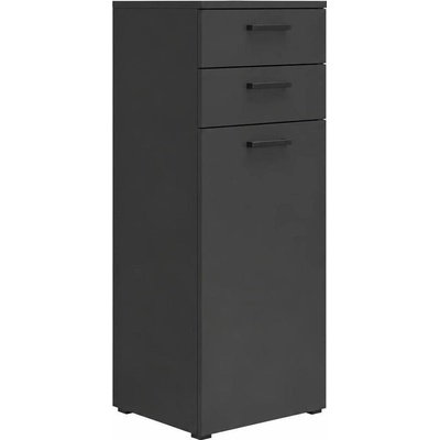 Black Red White Komoda MultiDo 45 cm se skříňkou a 2 zásuvkami Grafit S588-KOM1D2S/45/110/40 – Hledejceny.cz