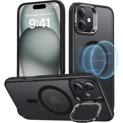 ESR Кейс със стойка ESR Classic Hybrid (HaloLock) за iPhone 16, черен (1A7470302)