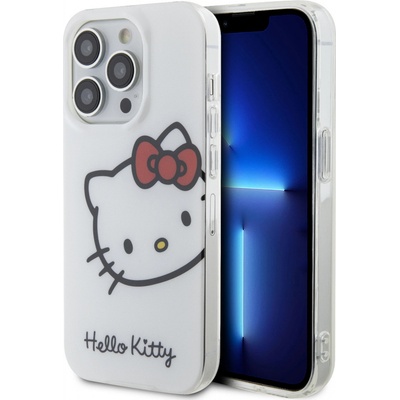 Hello Kitty IML Head Logo iPhone 15 Pro Max Biely
