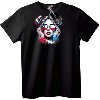 NOONEBRAND Тениска Пуерторикански флаг - 4XL, White