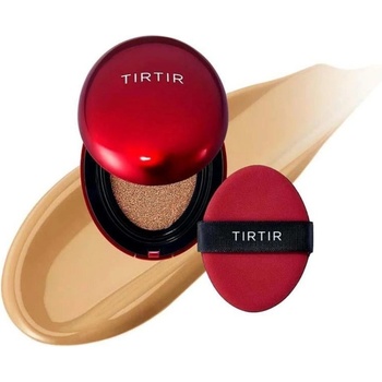 Tirtir Mask Fit Red Cushion Mini dlhotrvajúci make-up v hubke s vysokou UV ochranou 29N Natural Beige 4.5 g