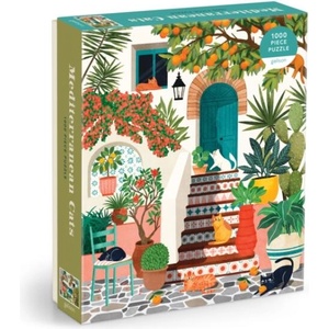 Mediterranean Cats 1000 Piece Puzzle (ISBN: 9780735388093)