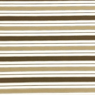 Košilovina 06448 béžová, hnědý pruh, š.140