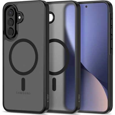 Tech-Protect Твърд кейс с MagSafe пръстен за Samsung Galaxy A36 / A56 / A37 5G от Tech-Protect MagMat - Matte Black (5906302392353)