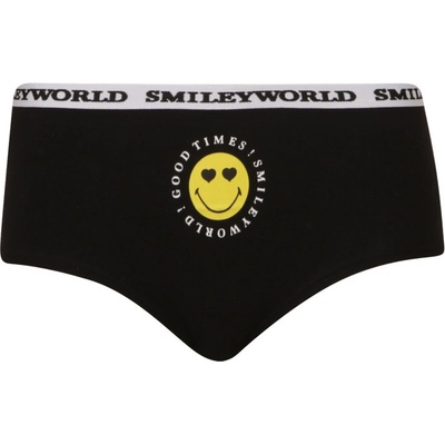 E plus M dievčenské nohavičky Smiley (SM-146-B) čierne