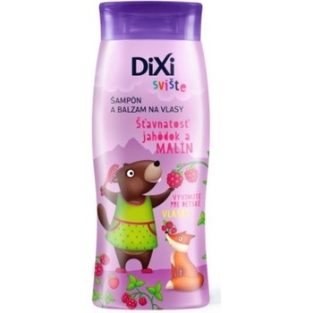 DIXI Svište Šťavnatosť jahôdok a malín šampón a balzám na vlasy 250 ml