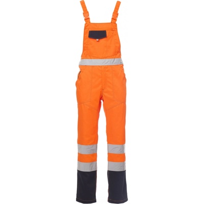 Payper SKILL reflexné nohavice na traky Fluorescent orange Navy blue