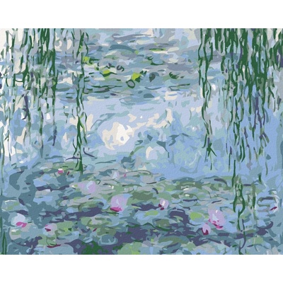 zuty Malování podle čísel Lekníny C.Monet 50 x 40 cm bez rámu a bez vypnutí plátna 8596530001645