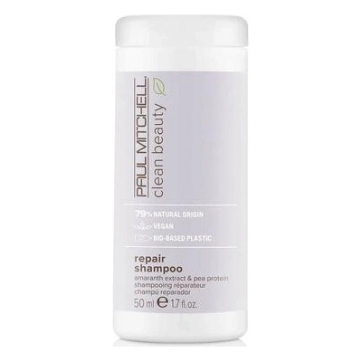 Paul Mitchell Clean Beauty Repair Веган шампоан за укрепване на косата 50 мл