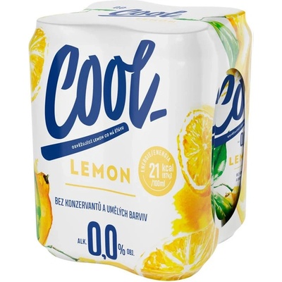 Staropramen Cool Lemon Pivo nealkoholické 4 x 0,5 l (plech)
