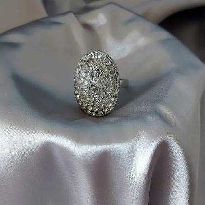 Bijavera Dámský prsten s broušenými krystaly 1 1004 92