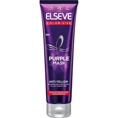 L'Oréal Elseve Color Vive Маска за коса за неутрализиране на жълти и оранжеви оттенъци 150мл