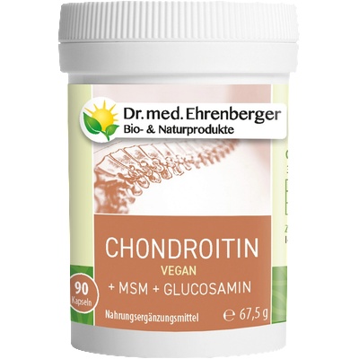 Dr. Ehrenberger Naturprodukte Chondroitin + MSM + Glucosamin - 90 капсули