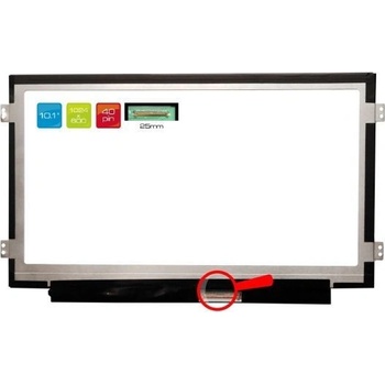 M101NWT2 R0 LCD 10.1" 1024x600 WSVGA LED 40pin Slim display displej matný povrch