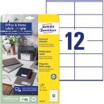 AVERY Етикет AVERY LR3424-10 105x48mm, щадящ околната среда 120 етикета/кутия 10 листа/кутия (LR3424-10)